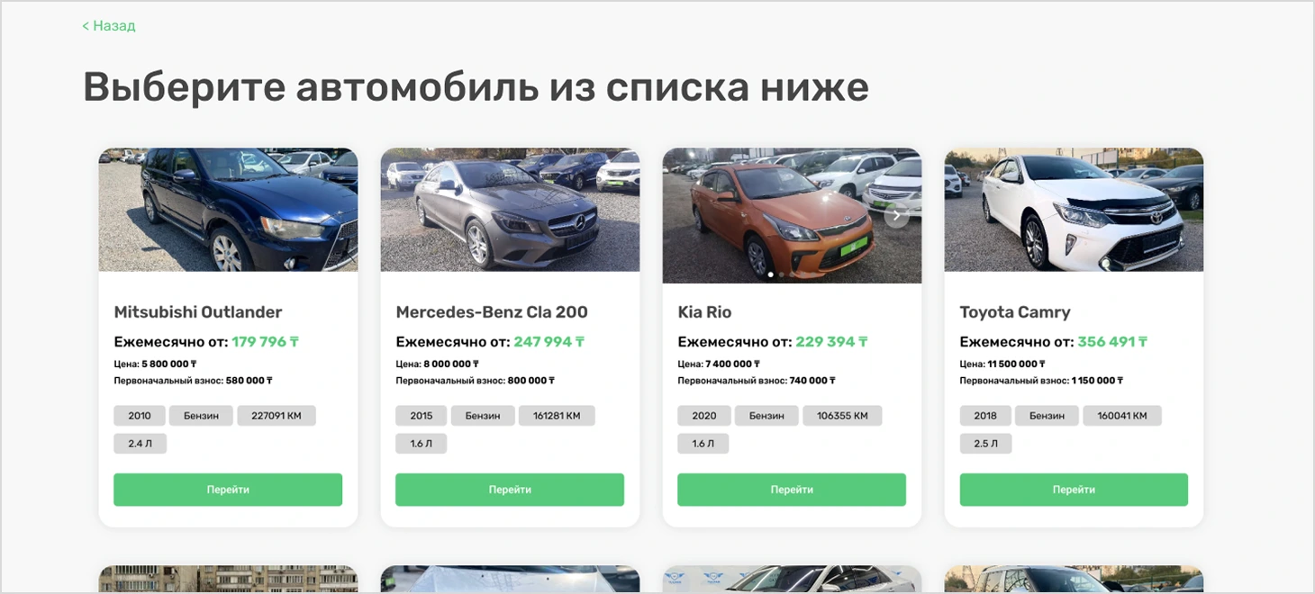 Пример отображения